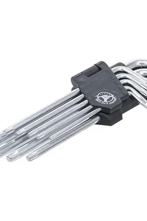 Offre Spéciale JEU 9 CLES MALES BGS DIY PROFIL TORX DE T 10, 15, 20, 25, 27, 30, 40, 45, 50