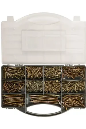 COFFRET DE 780 VIS BICHROMATEES A TETE FRAISEE Top Vente
