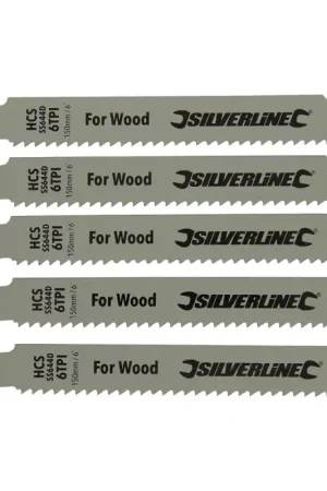 5 LAMES DE SCIE SABRE LONGUES 150 MM POUR UNE COUPE GROSSIERE DU BOIS Meilleur Prix
