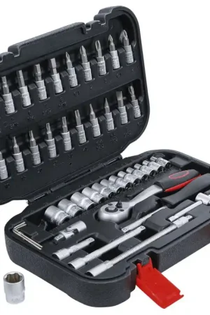 Achat Immédiat COFFRET BGS DE DOUILLES ET EMBOUTS CARRE 1/4 DE 46 PIECES