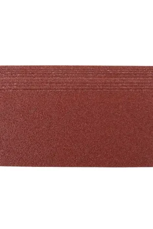 10 FEUILLES DE PONCAGE ABRASIVES 1/3 PINCEES 93 X 230 MM - GRAIN 60 Super Prix