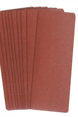 10 FEUILLES DE PONCAGE ABRASIVES 1/3 PINCEES 93 X 230 MM - GRAIN 120 Vente Directe