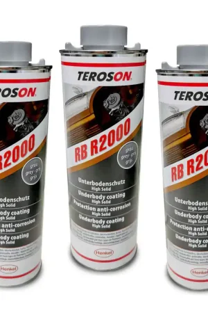 Commande En Gros REVETEMENT ANTI-GRAVILLONS GRIS - LOT DE 3 TEROSON RB R2000
