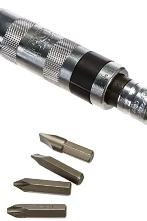 TOURNEVIS A FRAPPER A IMPACT 1/2 BGS TECHNIC AVEC 4 EMBOUTS Authentique