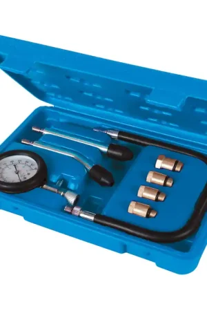 Populaire COMPRESSIOMETRE TESTEUR DE COMPRESSION UNIVERSEL POUR MOTEURS ESSENCE