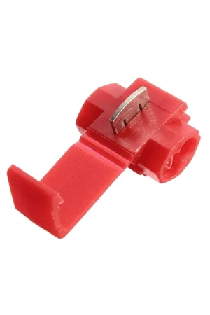 50 RACCORDS INSTANTANES ELECTRIQUES CONNECTEURS RAPIDES ROUGES Réduction