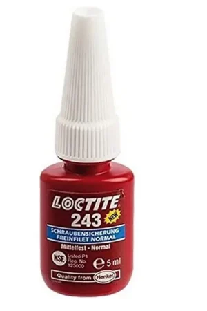 Offre Du Jour LOCTITE 243 - 5 ml PROFESSIONNEL FREIN FILET MOYEN STANDARD BLEU