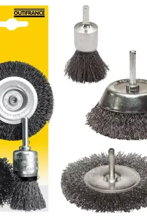 Expédition Rapide Brosses acier ondulé pour perceuses - Outifrance