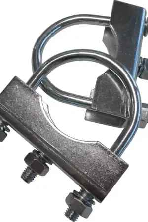 Nouvel Arrivage Lot de 2 brides pour roues jockey - ronde 70mm