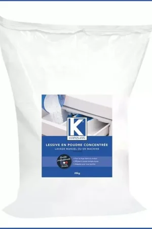 Lessive en poudre concentrée parfumée - Sac de 20kg – KARZHAÑ Affaire À Saisir