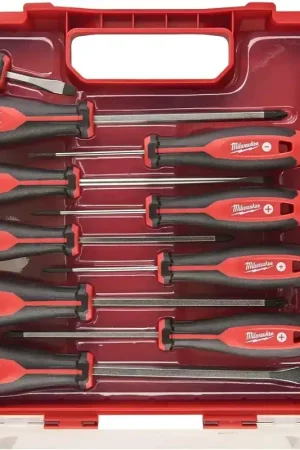 Set de Tournevis Tri-Lobe n°4 (12 pcs) – Milwaukee Commander Vite