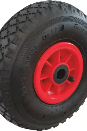 Roue gonflable - Jante PVC - 260x85mm - Alésage 20mm - 150kg Prix Bas