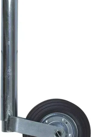 Roue jockey, jante ACIER - 48mm - Course de 170mm - 150kg Jusqu'à Épuisement Des Stocks