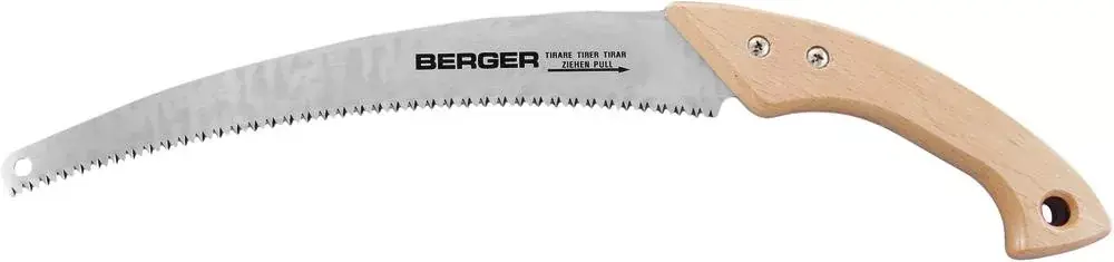 Petit Prix Scie d’élagage lame 330mm manche bois - BERGER