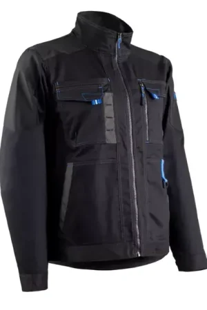 Veste de travail 6 poches - Noir/Bleu - TELICA - COVERGUARD Affaire À Saisir