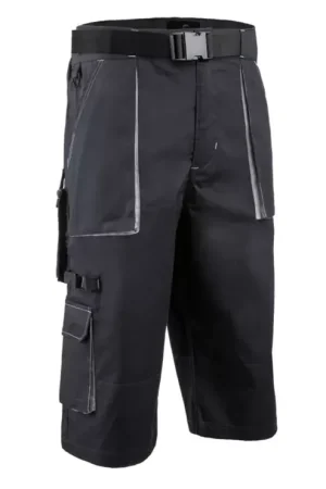 Prix Bas Bermuda long de travail 7 poches NAVY/PADDOCK II Marine/Gris – COVERGUARD