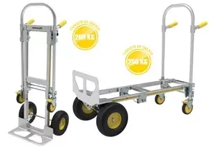 Diable/chariot transformable - 200/250kg - STANLEY Acheter En Ligne