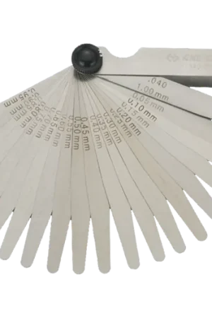Prix Promo Jauge d'épaisseur 20 pcs métriques non magnétiques 0.05 à 0.1mm -L100 - 7734020