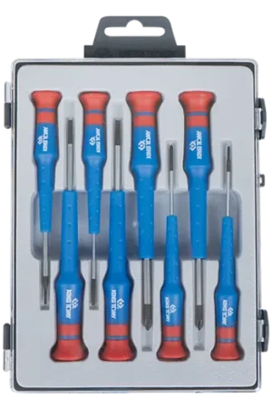 Commander Maintenant Jeu de 8 tournevis de précision Phillips et à fente - 32108MR