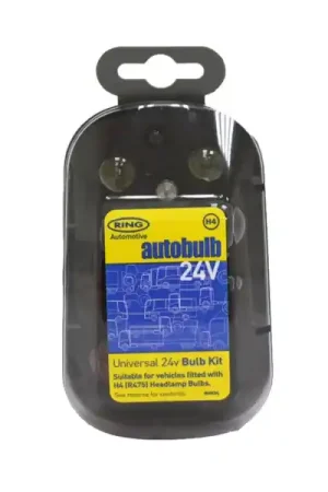 Bon Plan Coffret ampoule 24V HD H4 RING BU034